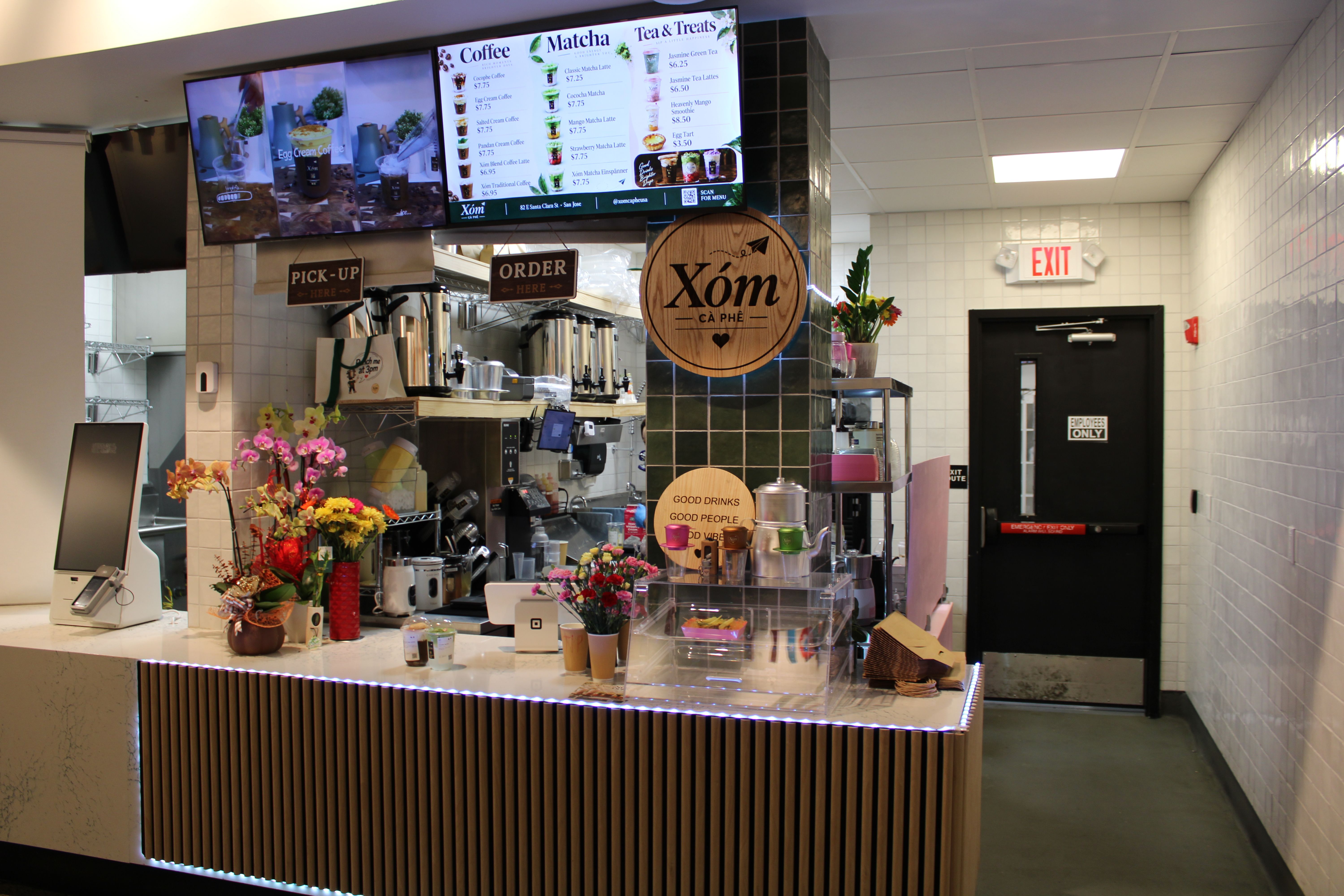 Warm interior at Xóm Cà Phê
