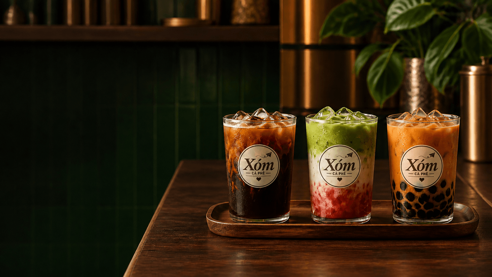 Featured drinks at Xóm Cà Phê